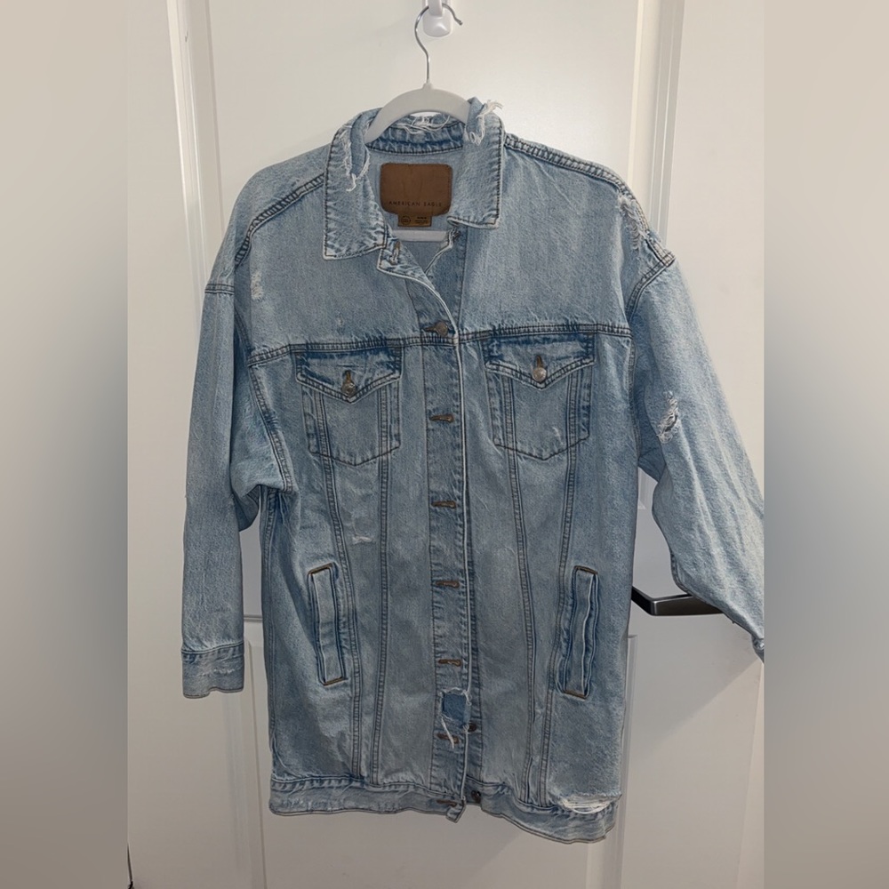 Oversized American Eagle Jean Jacket.